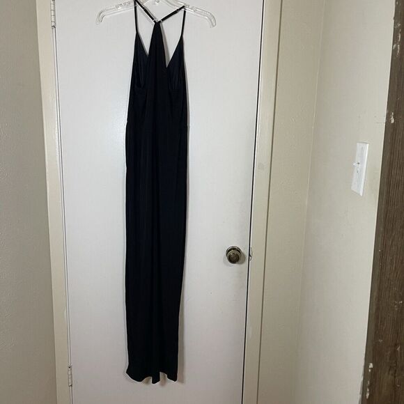 NEW! BCBGeneration black sleeveless maxi side slit dress size US small - Picture 5 of 7